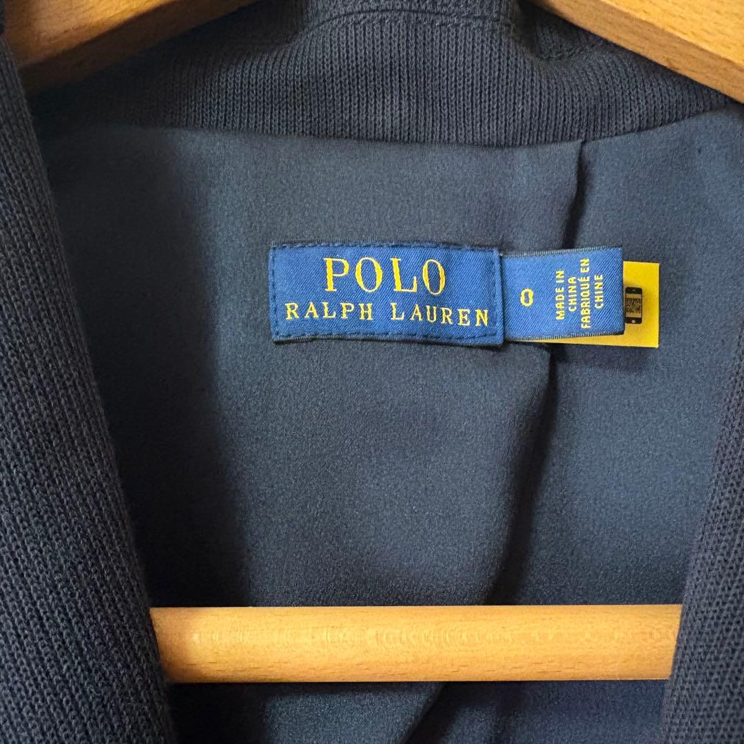 【美品】ポロラルフローレン ネイビーブレザー 紺ジャケット size 0