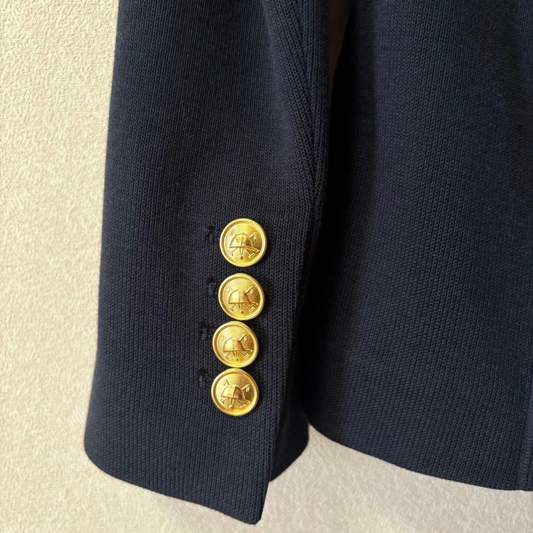 【美品】ポロラルフローレン ネイビーブレザー 紺ジャケット size 0