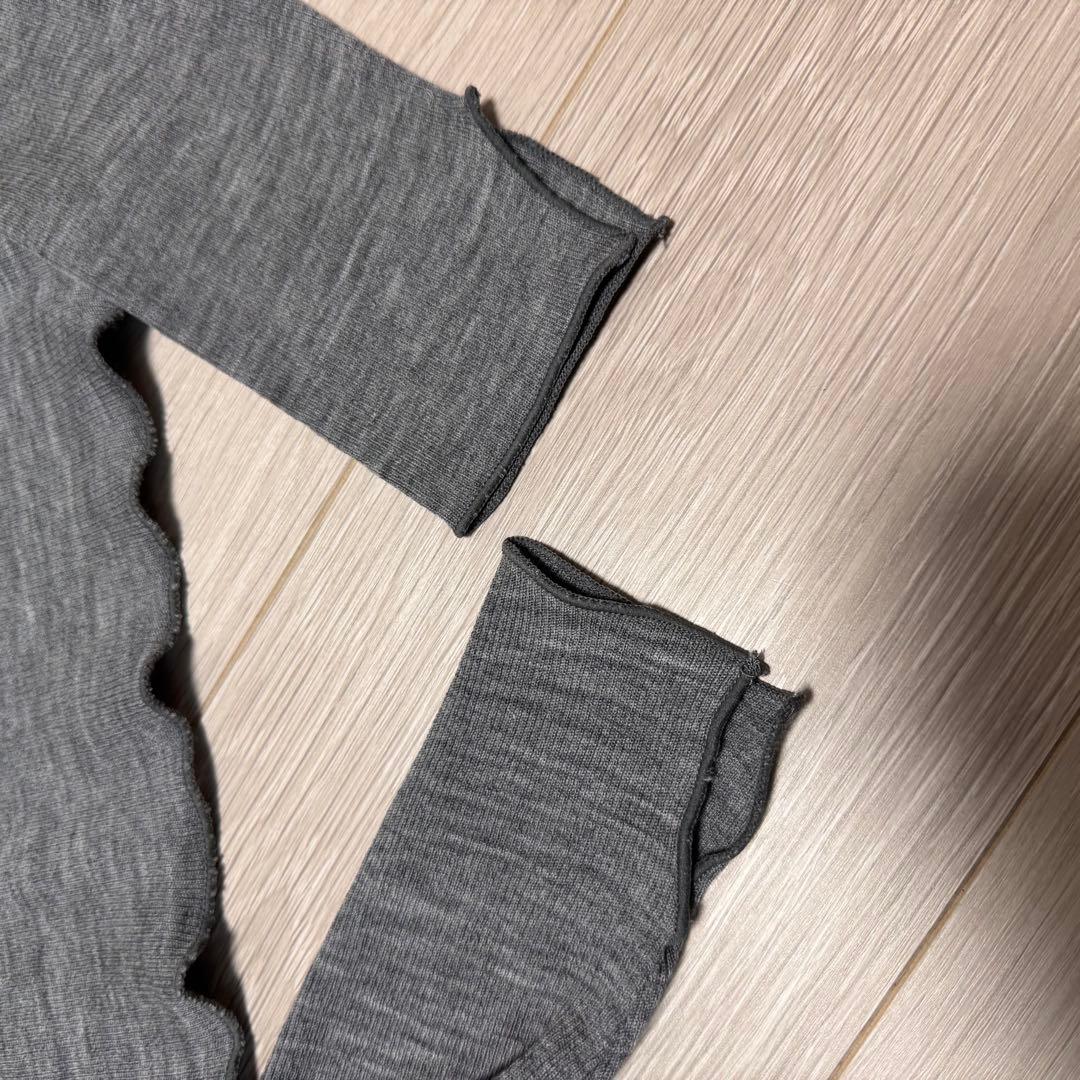 plage super100s Jersey boat/N プルオーバ　グレー