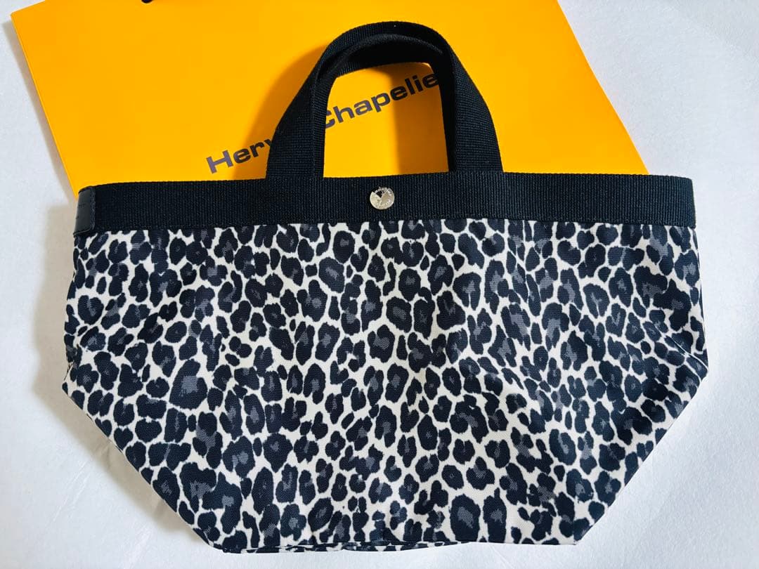 【限定/極美品】エルベシャプリエ パンサーブラン 707 バッグ 黒 ノワール