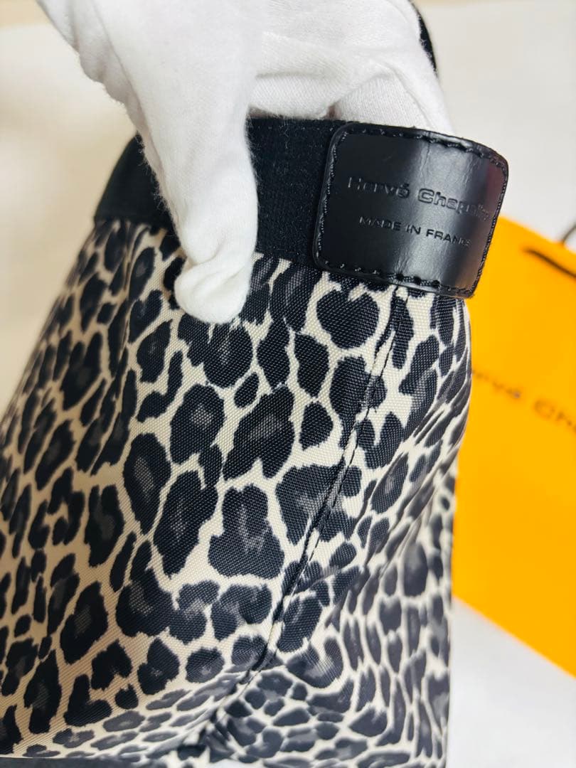 【限定/極美品】エルベシャプリエ パンサーブラン 707 バッグ 黒 ノワール