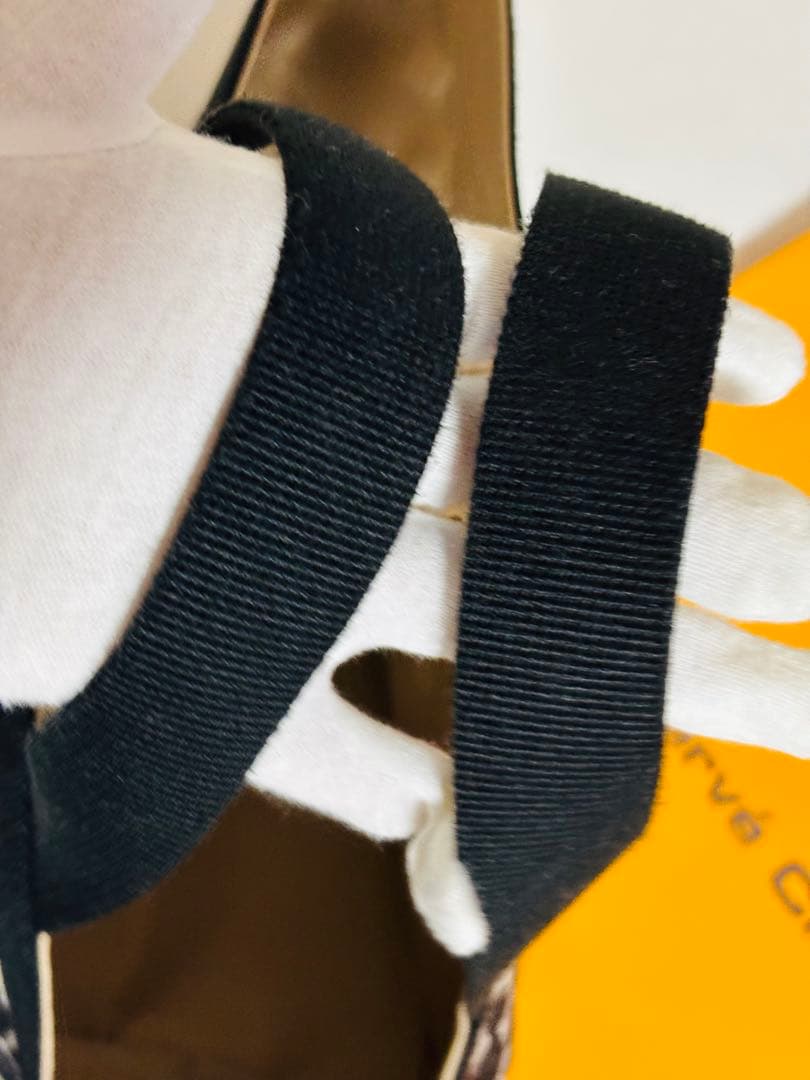 【限定/極美品】エルベシャプリエ パンサーブラン 707 バッグ 黒 ノワール