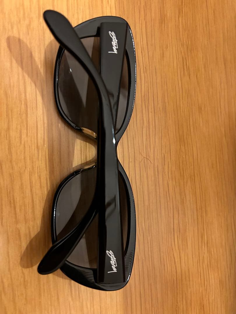 old Stüssy NAOMI ブラック サングラス ケース付き