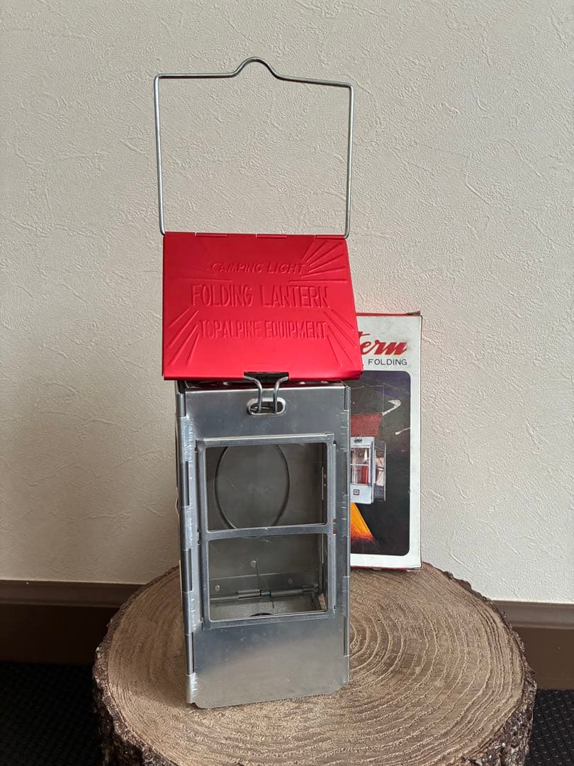 EVER NEW 屋根ランタン エバニュー キャンドルランタン 折り畳み