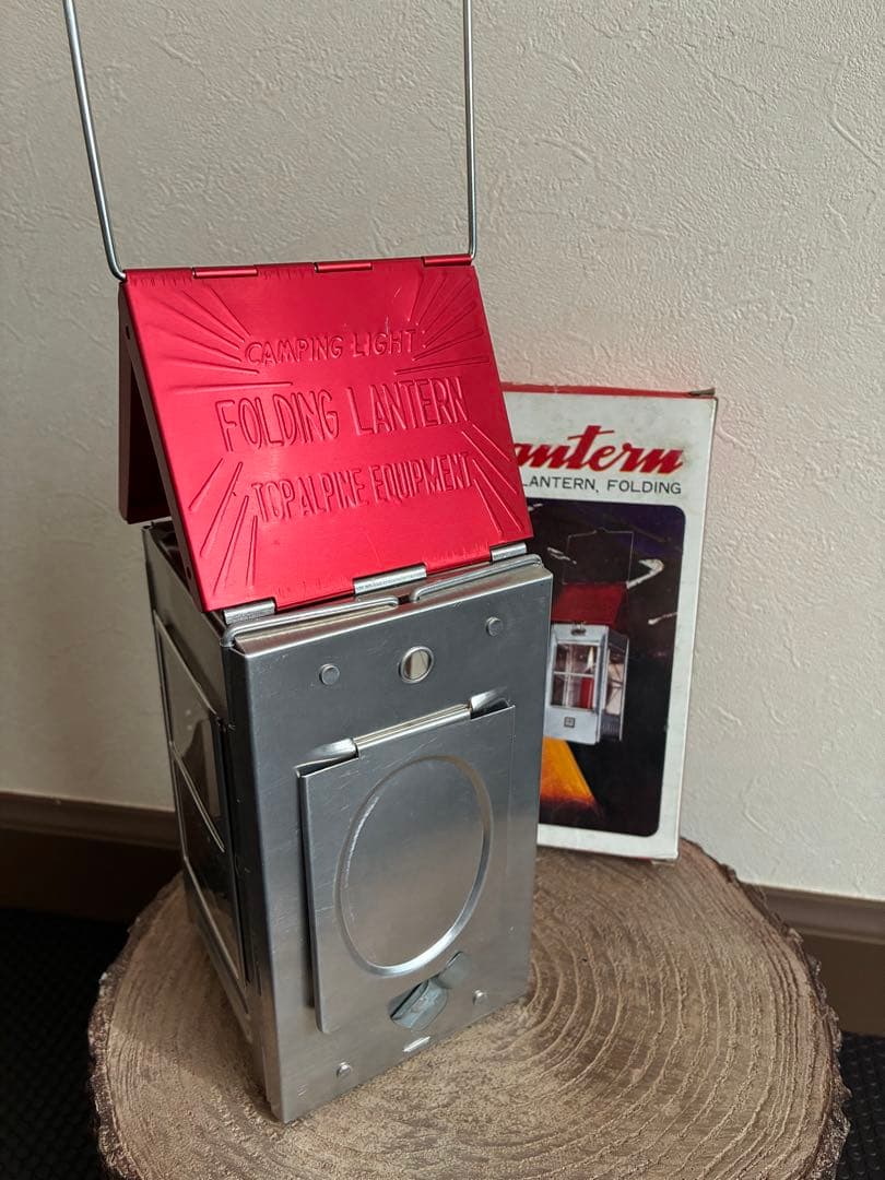 EVER NEW 屋根ランタン エバニュー キャンドルランタン 折り畳み