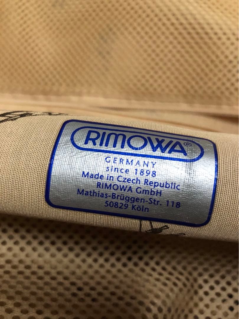 ◇ RIMOWA リモア　スーツケース　キャリーケース　白