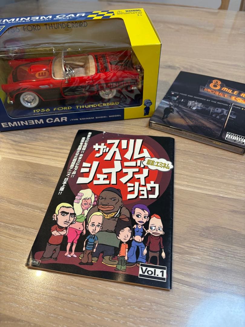 EMINEM CAR FORD THUNDERBIRD赤＋2点
