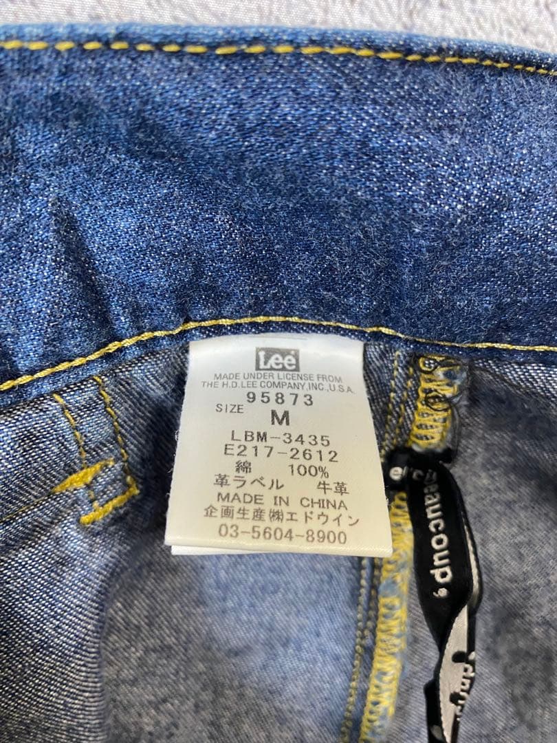 メルシーボーク×リー　サルエルオーバーオールデニムパンツ