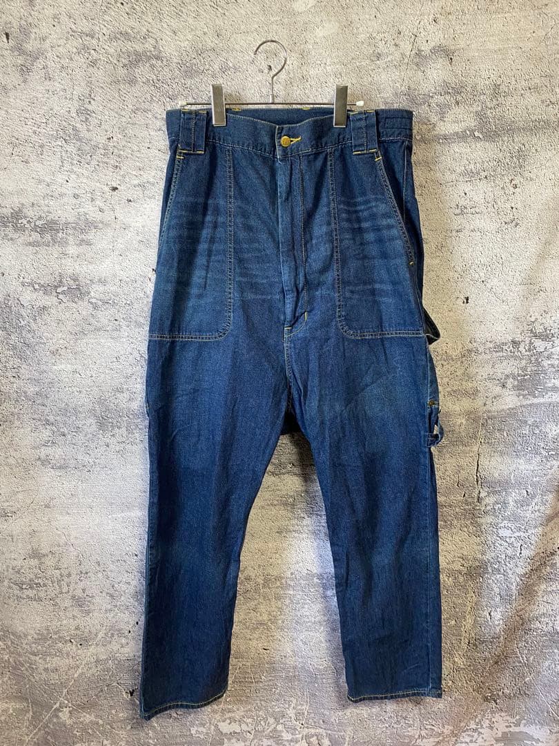 メルシーボーク×リー　サルエルオーバーオールデニムパンツ