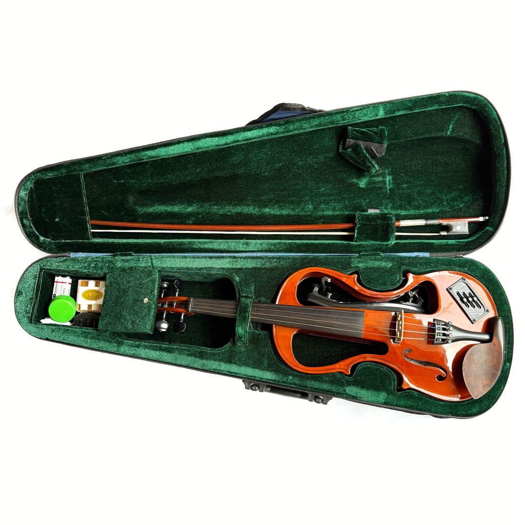 【美品・工房調整済み】ハルシュタット エレキバイオリン CV-210E 4/4