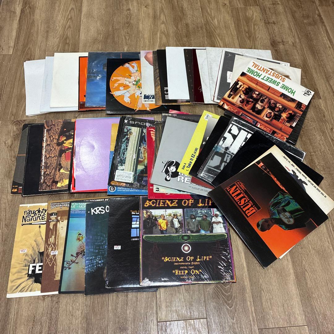 レコード　まとめ売り　HIPHOP R&B 50枚+α　良盤多数