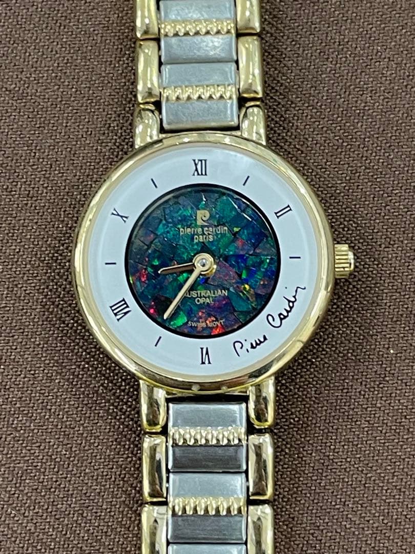 美品！Pierre Cardin オーストラリアンオパールメンズレディースセット