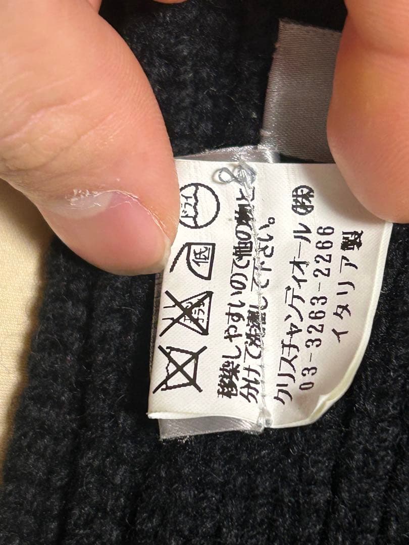 dior homme ロングマフラー　エディ期