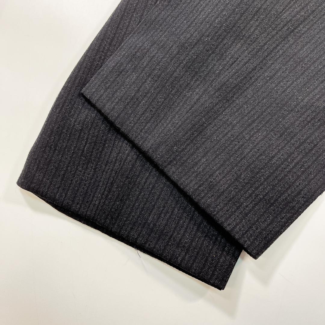 【美品】Y's for men 秋冬 スーツ セットアップ M 黒 ストライプ