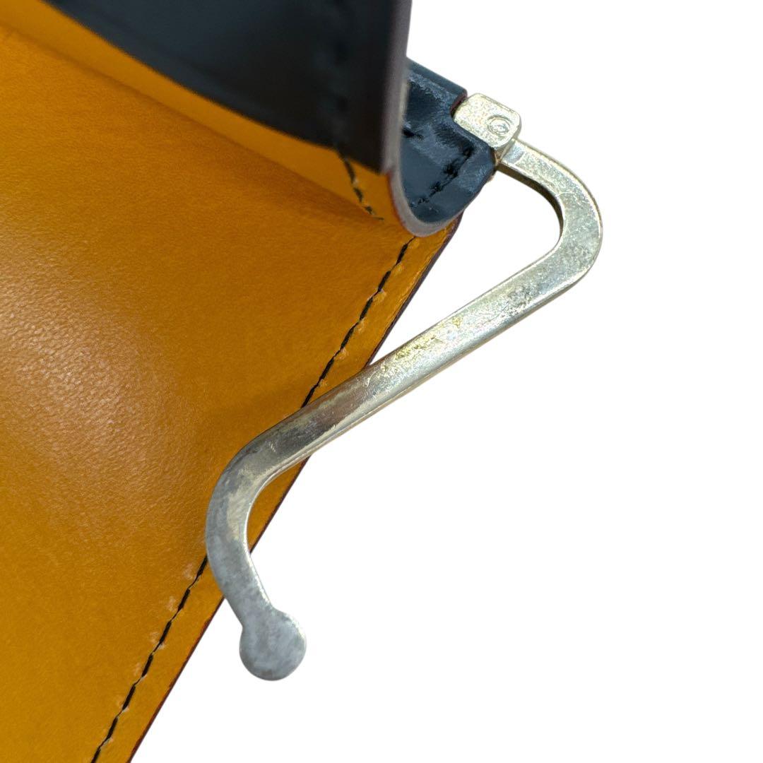 美品 ガンゾ マネークリップ ホーウィン社 シェルコードバン ブラック 刻印