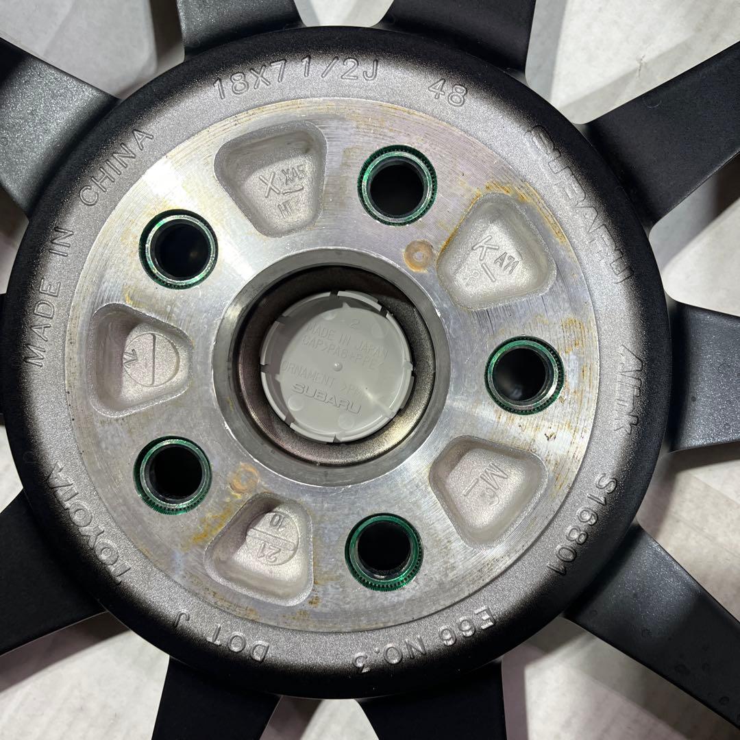 新車外し　トヨタ純正アルミホイール　GR86 18インチ