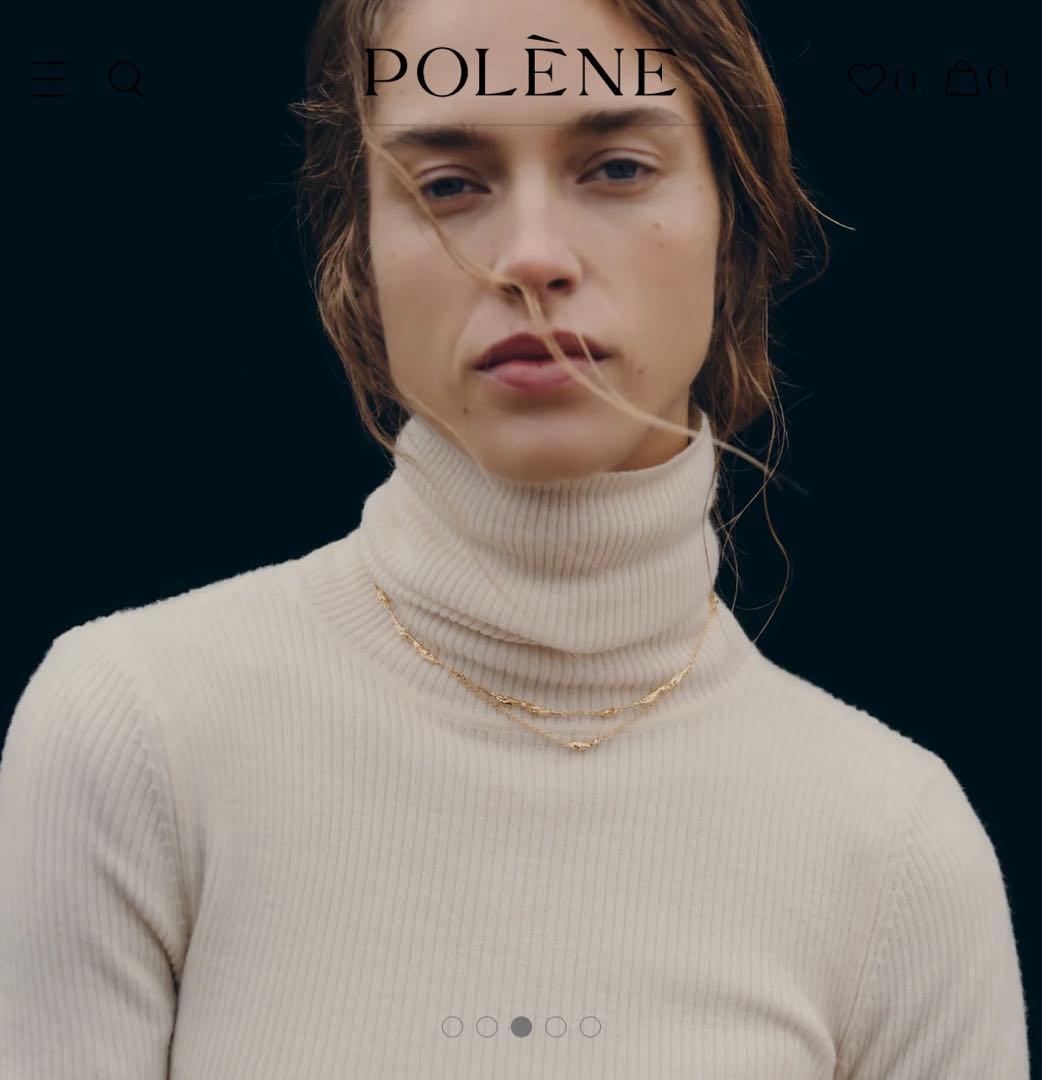 Polene Eroz ダブルチェーン エディション 24Kゴールドメッキ