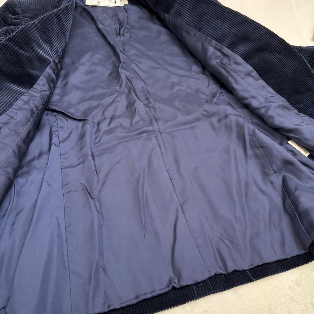 イヴ・サンローラン コーデュロイジャケット テーラードジャケット M ネイビー