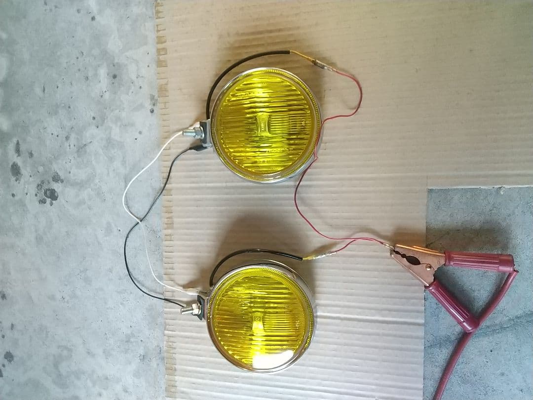 【新品未使用】スタンレー　ハロゲンフォグランプ　2個1セット 当時物