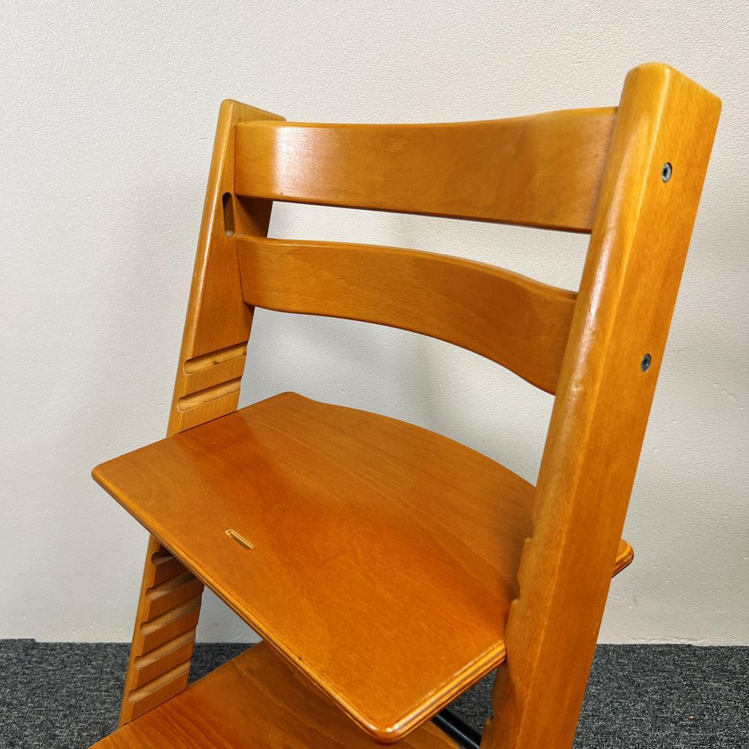 【美品】STOKKE トリップトラップ シリアル3　チェリー　人気色　希少