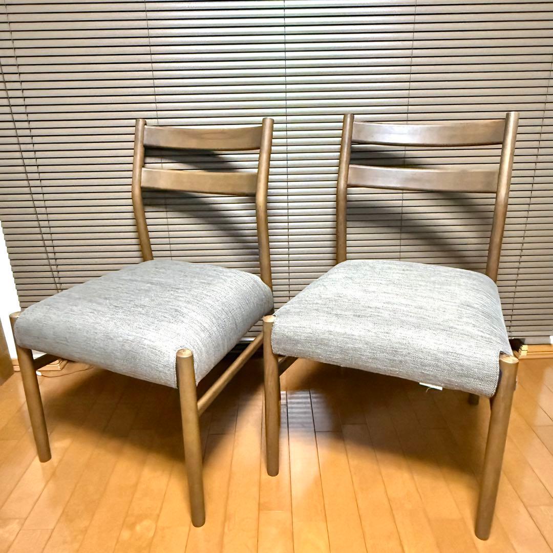【美品】ニトリ C-34K Nコレクション　ダイニングチェア 2脚セット