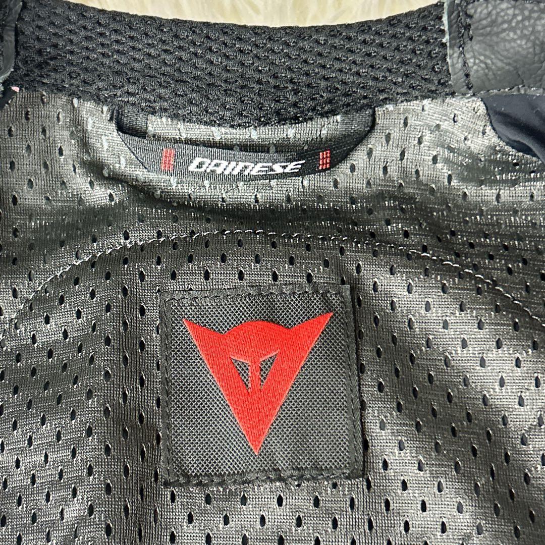 ダイネーゼ レザージャケット バイクウェア サイズ54 黒✖️赤