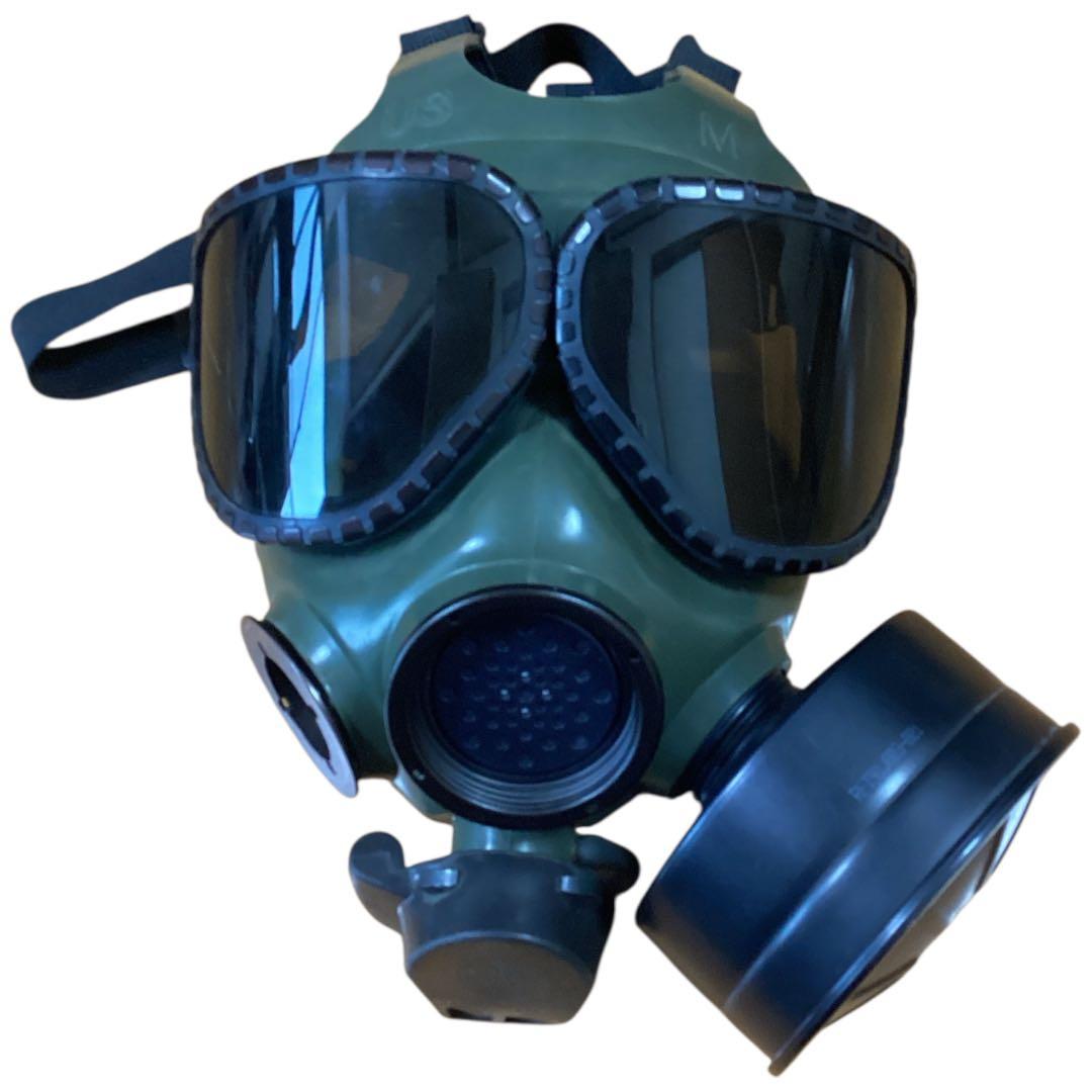 【米軍放出品】M40 ガスマスク（サイズM）フィルター付き
