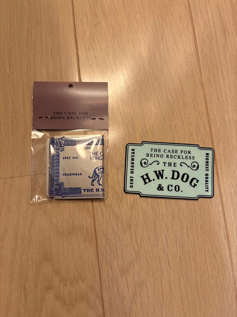 THE H.W. DOG&CO. マネークリップ　ステッカー　クリアファイル