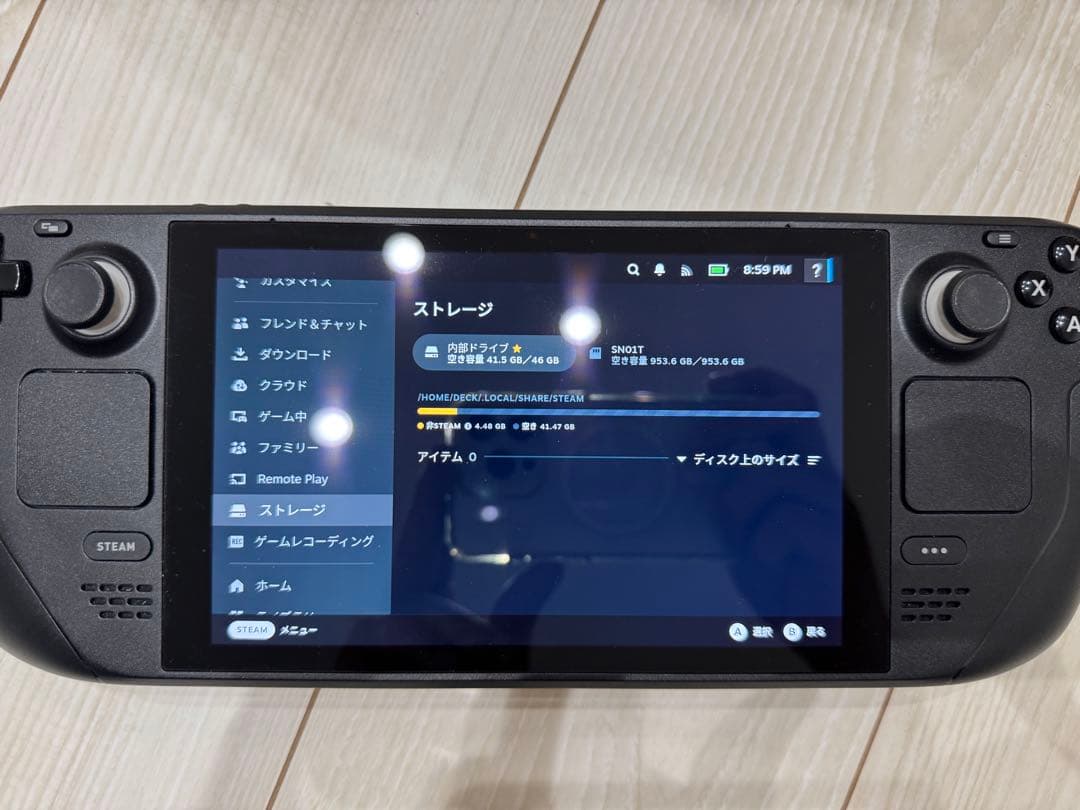 steam deck 64GB + 1TB SDカード