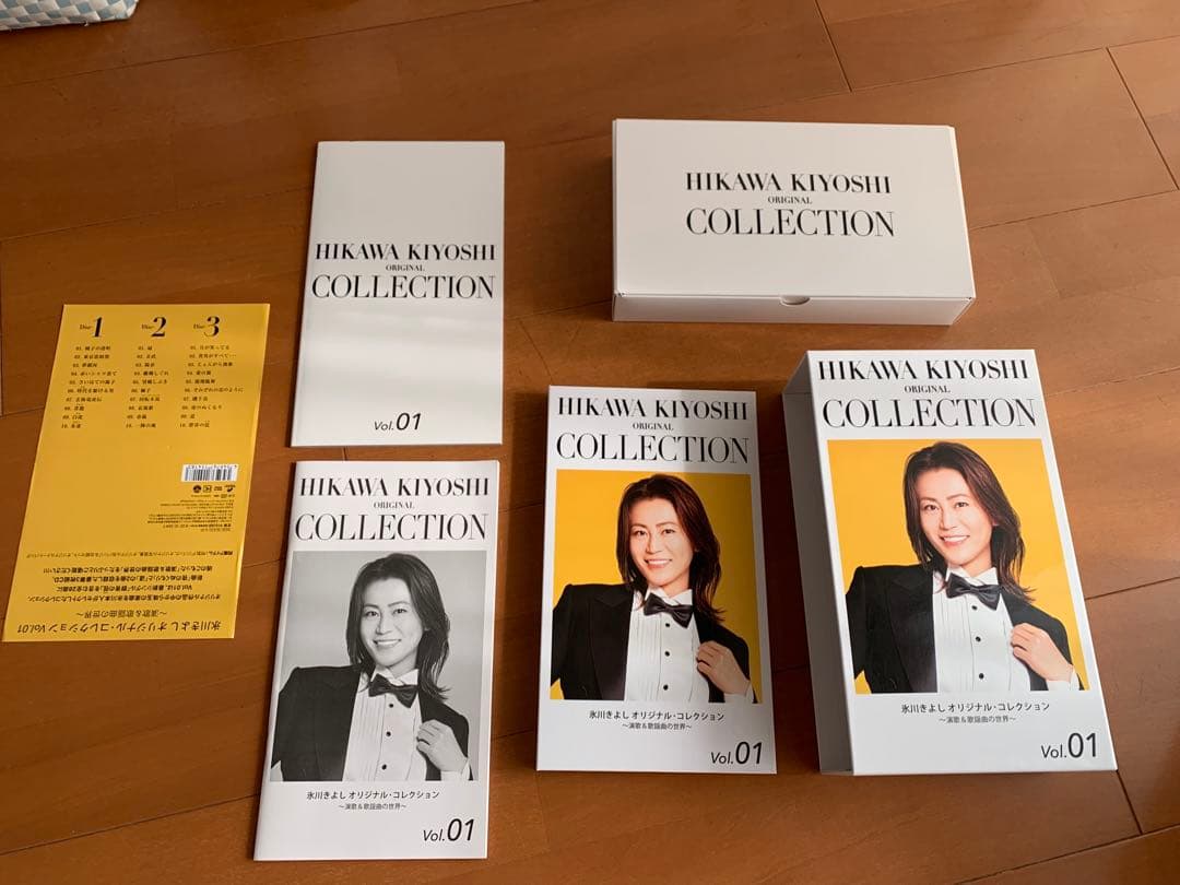 氷川きよし　オリジナルコレクション CD全3巻セット　美品