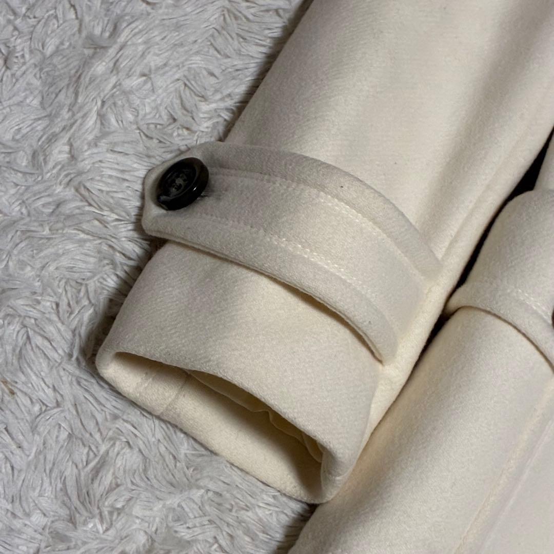 BURBERRY アンゴラ 2WAY チンストラップ ノバチェック コート