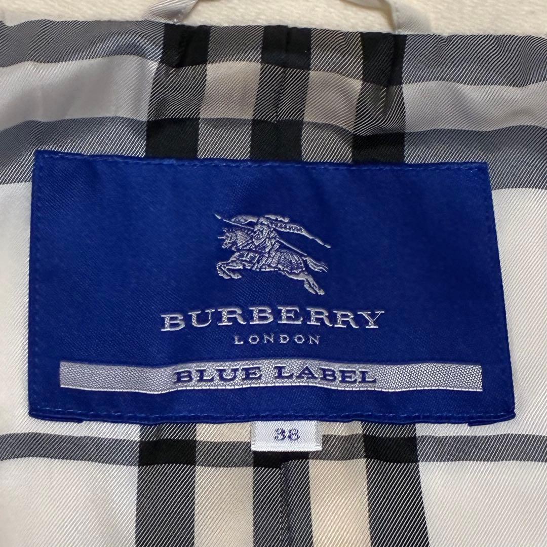 BURBERRY アンゴラ 2WAY チンストラップ ノバチェック コート