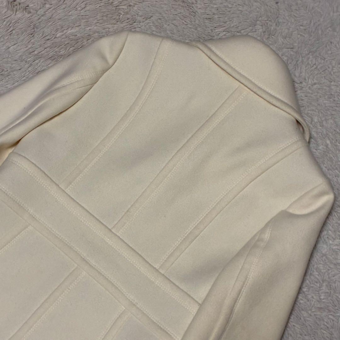 BURBERRY アンゴラ 2WAY チンストラップ ノバチェック コート