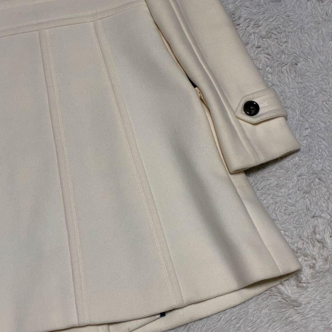 BURBERRY アンゴラ 2WAY チンストラップ ノバチェック コート