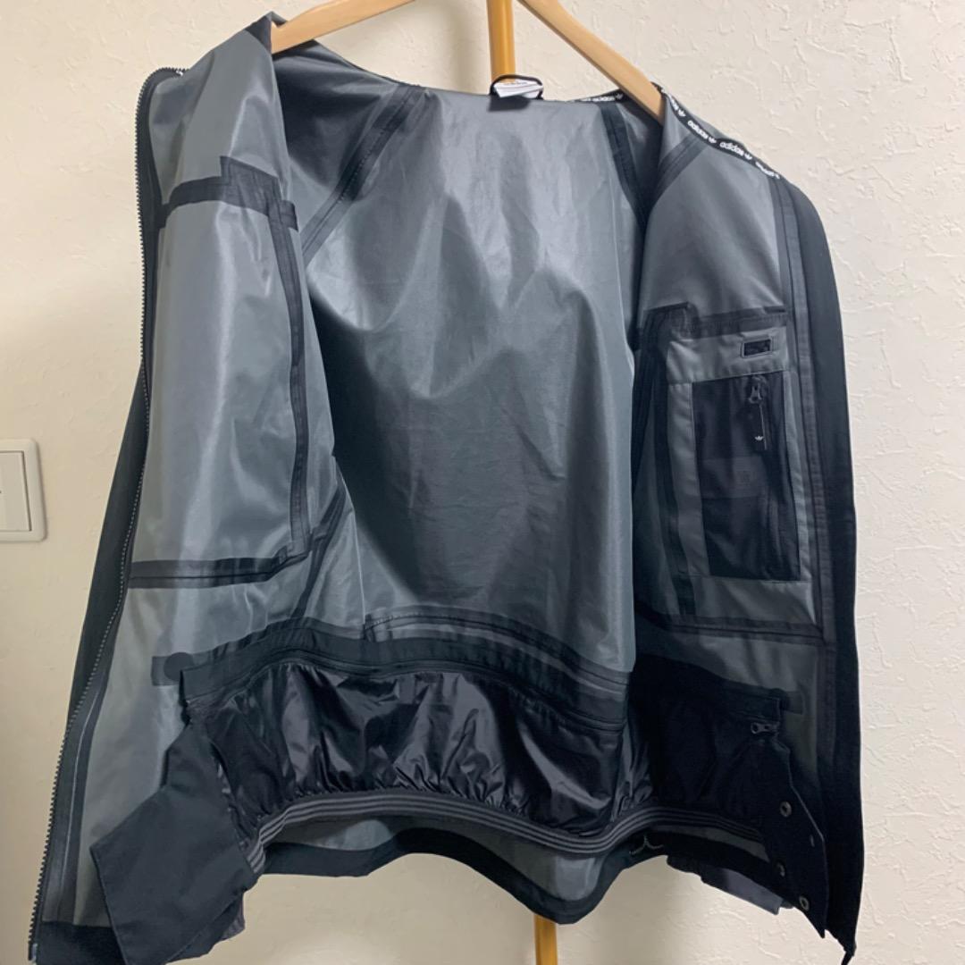 アディダス スキーウェア マウンテンパーカー M 黒 adidas 激レア