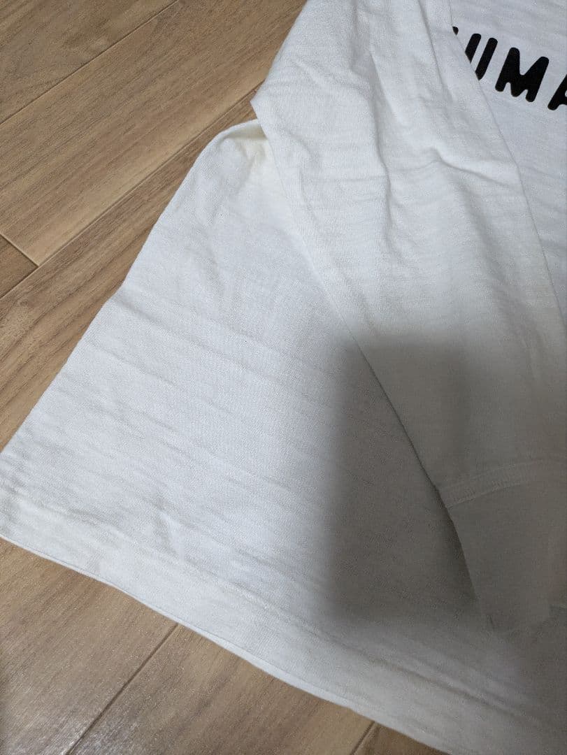 HUMAN MADE ホワイト長袖カットソー