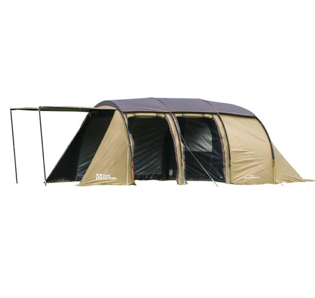テントファクトリーブルーウィンド　ブラックコーティング　トンネルツールームテント