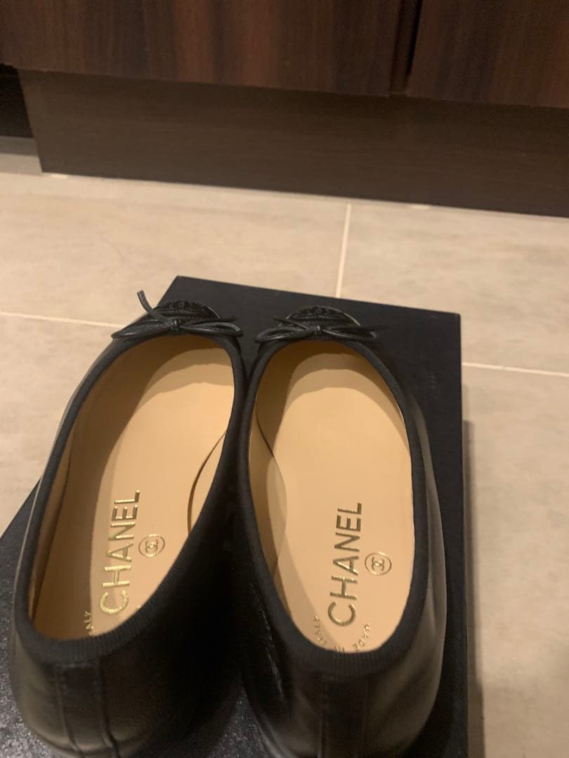 Chanel シャネル バレリーナ　フラットシューズ　35
