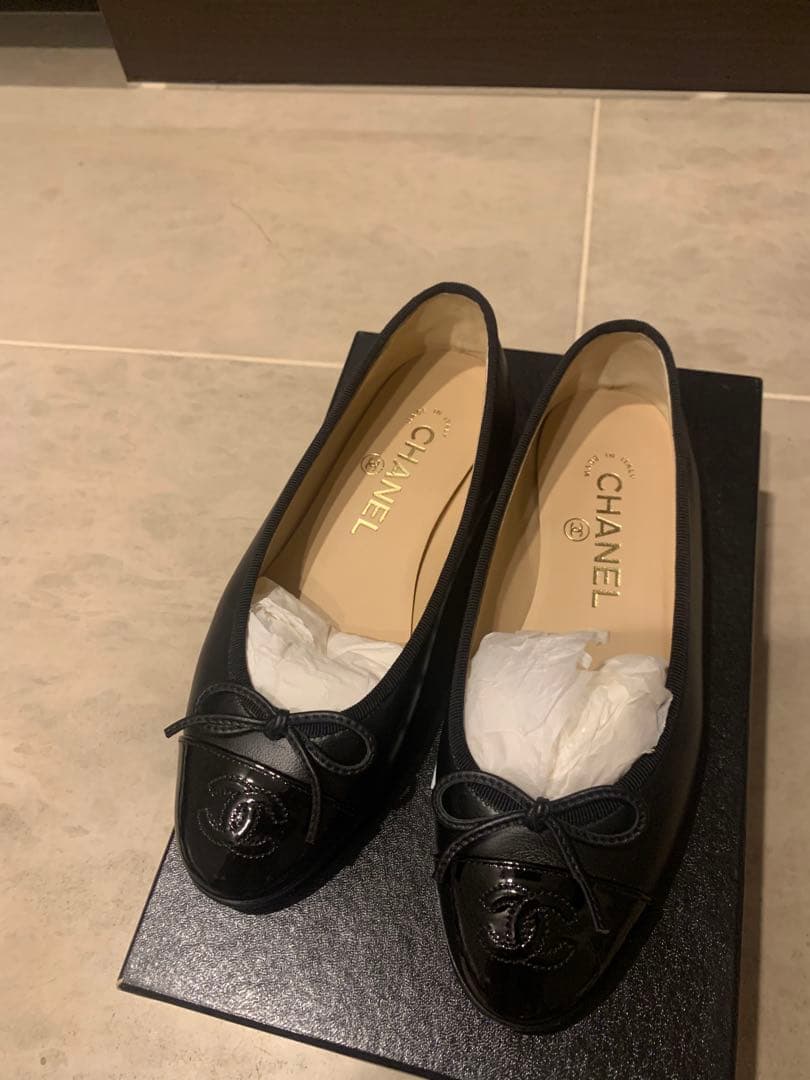 Chanel シャネル バレリーナ　フラットシューズ　35