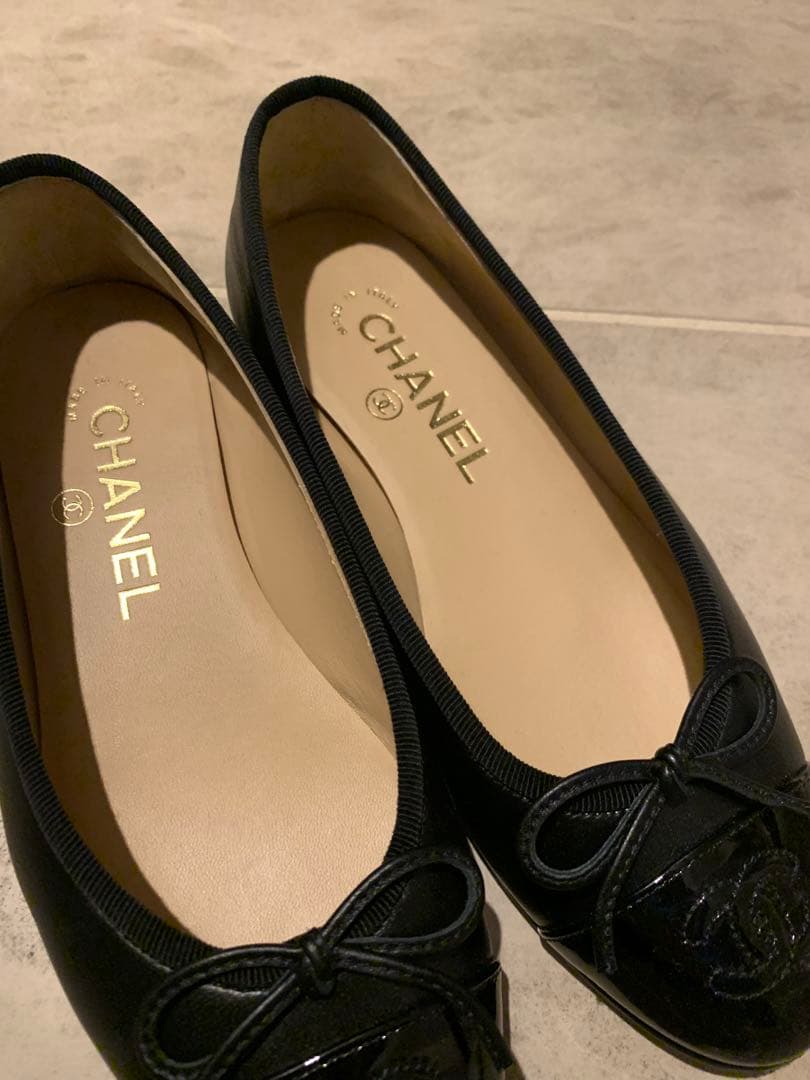Chanel シャネル バレリーナ　フラットシューズ　35