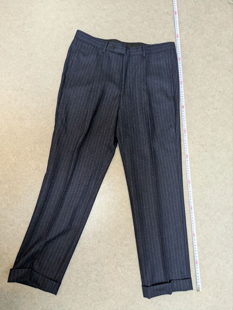 BEAMS HEART ネイビー ストライプ スーツ L 新品未使用