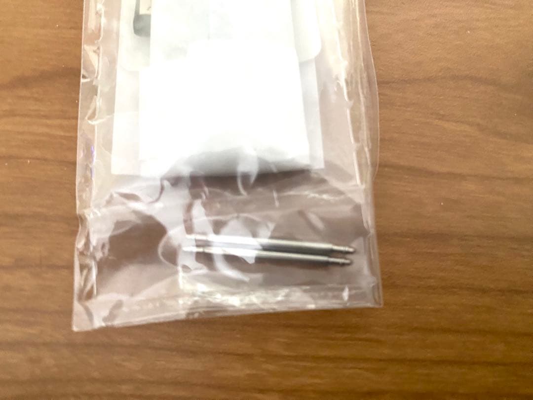 【未使用】ハミルトン22mm 黒 レザー 時計ベルト