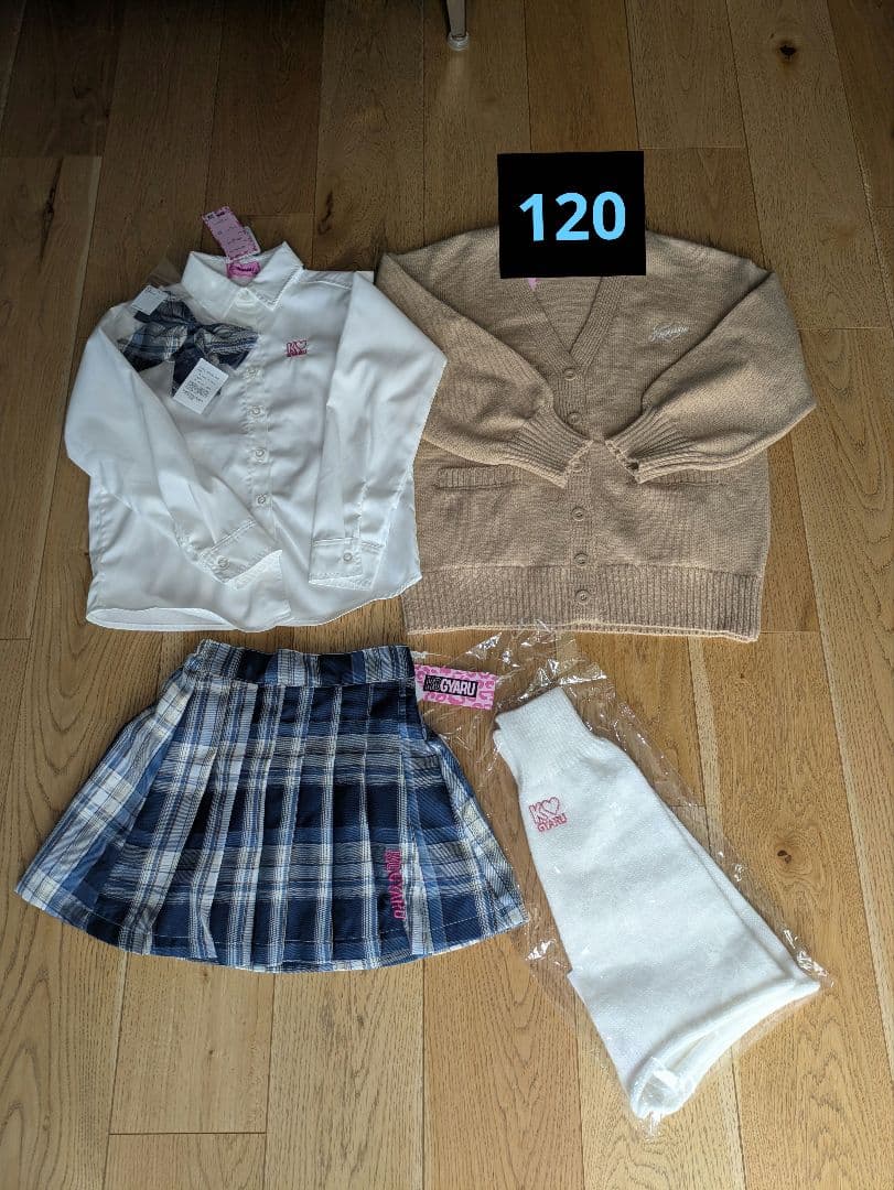 【未使用】バースデー コギャル KOGYARU 制服 120 レッグウォーマー