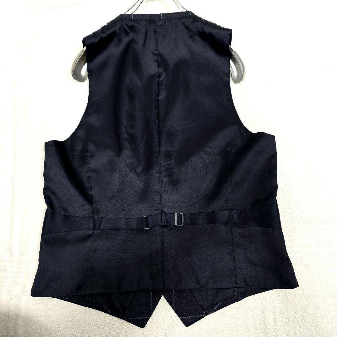 極美品 h'm tailored 3ピーススーツ マルゾット Super100