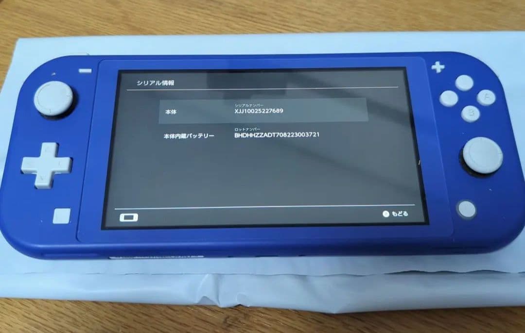 あ*様 Switch Nintendo Lite ブルー
