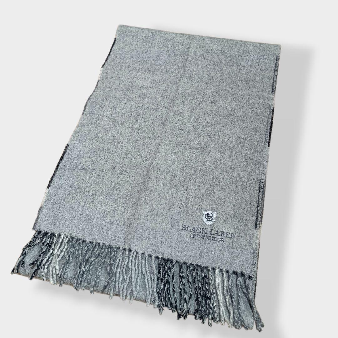 ブラックレーベルクレストブリッジ　マフラー 　メンズ　レディース　カシミア100