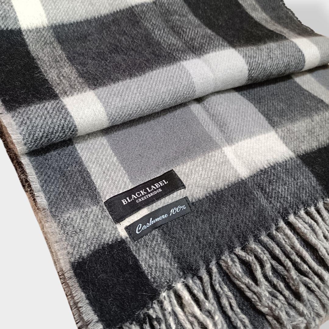 ブラックレーベルクレストブリッジ　マフラー 　メンズ　レディース　カシミア100