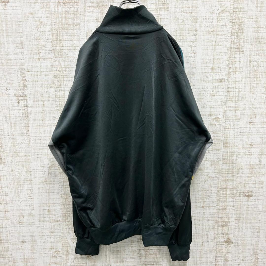 GT55《80s》アディダス　トラックジャケット　モーリシャス製　刺繡ロゴ