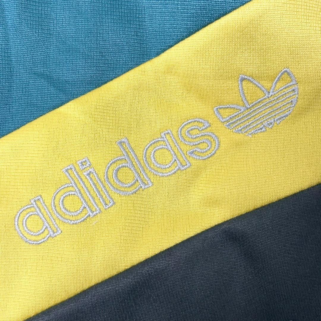 GT55《80s》アディダス　トラックジャケット　モーリシャス製　刺繡ロゴ