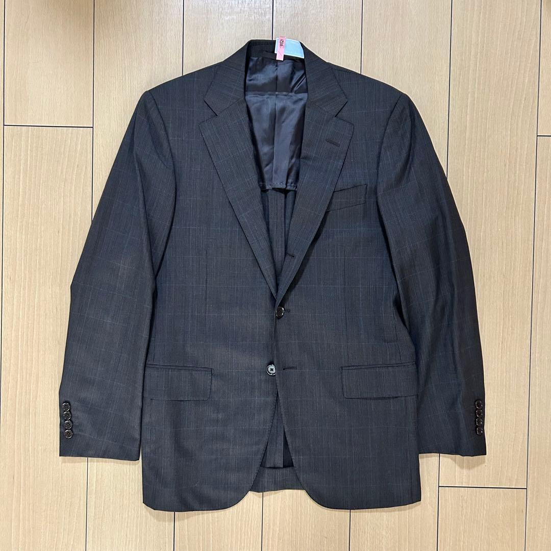 【used】beams f イタリア製 スーツ セットアップ ブラウン チェック